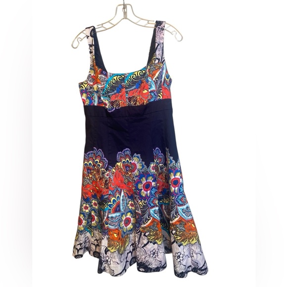 Nine West Dresses & Skirts - Nine West Flared Colorful Dress Size 10